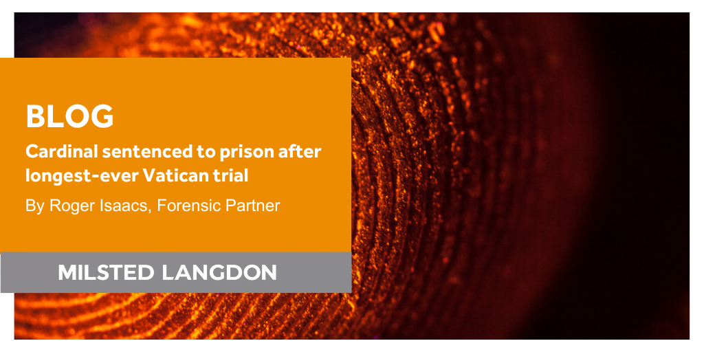 Cardinal sentenced to prison after longestever Vatican trial Milsted